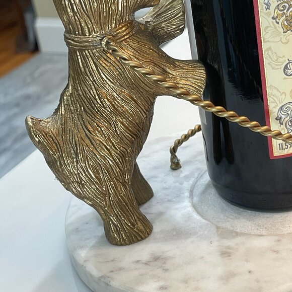 -SOLD- Scottie Wine Holder – Gilded Pup & Herb Buddy 🐾🌿 - Picture 12 of 16